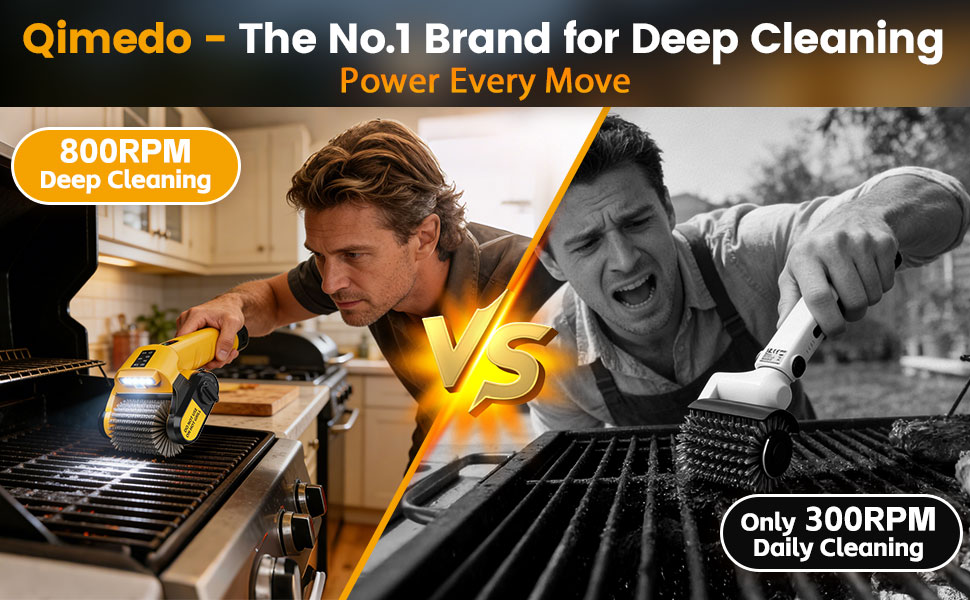 High-Speed Electric Grill Brush