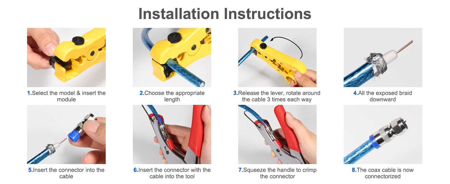 rg6 compression connectors