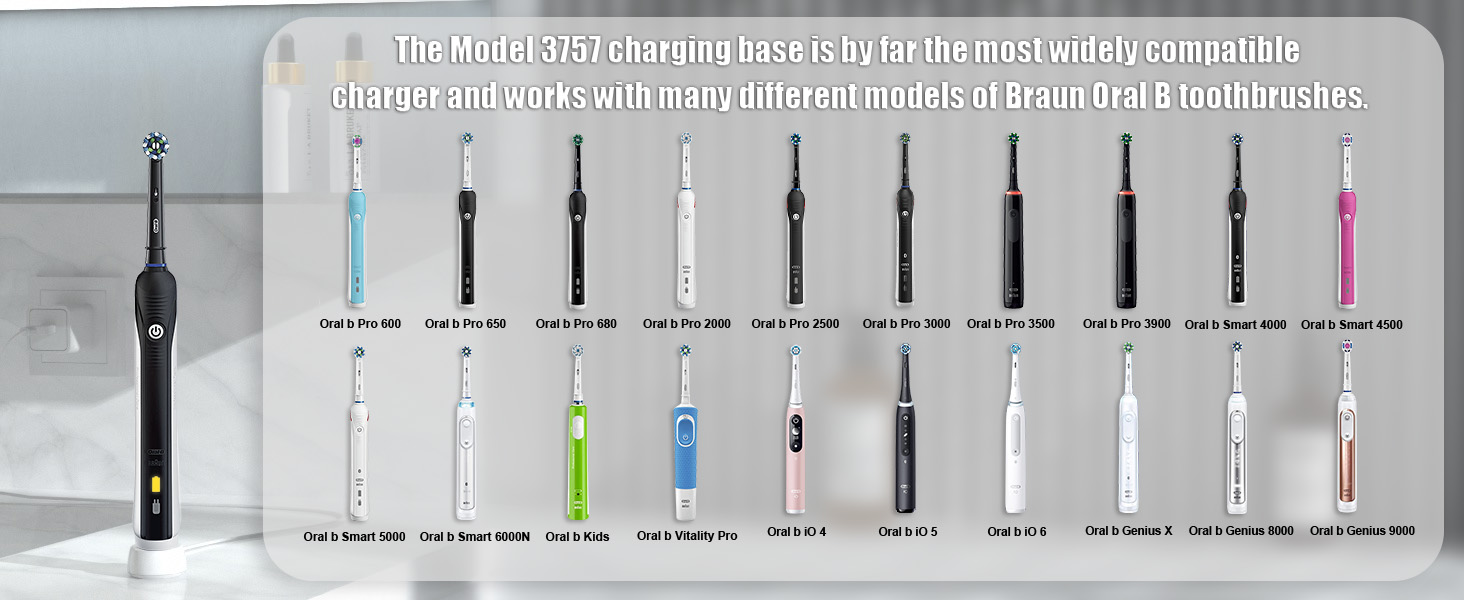 for Oral B Electric Toothbrush 3757 Charger