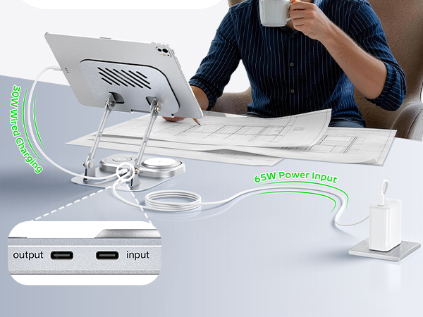 phone and watch charger station for iphone