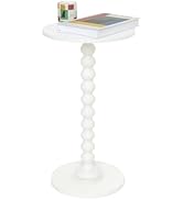 Fultyle Round Side Table, Small Drink Table for Small Spaces, Modern Accent End Table Coffee Tabl...