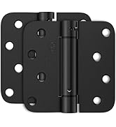 Bubxo 2 Pack Self Closing Door Hinges, Spring Door Hinges 4 Inch Self Closing with 5/8'' Radius C...