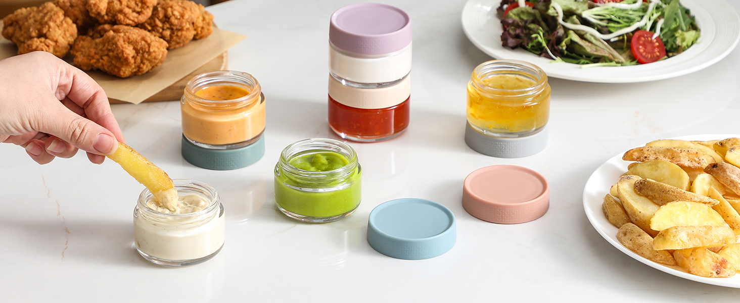 condiment containers with lids