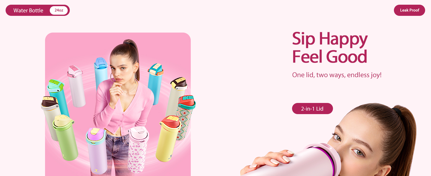 meoky insulated water bottle