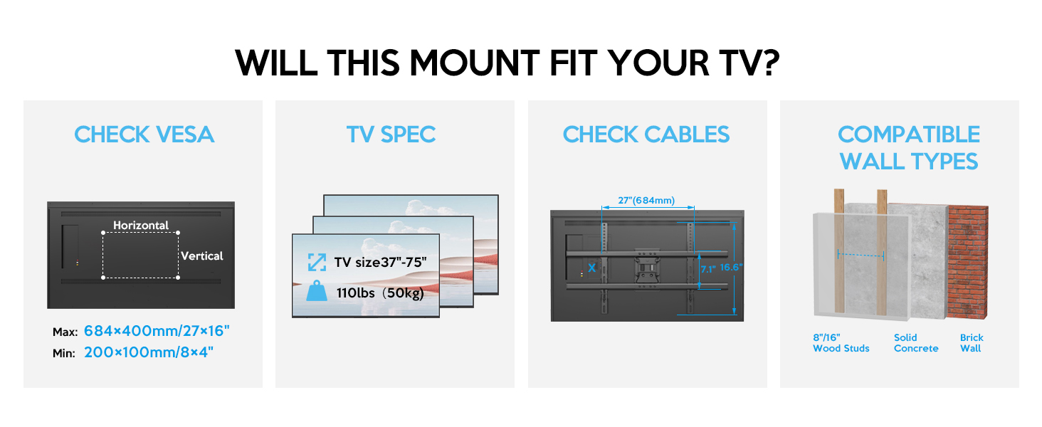 TV wall mount