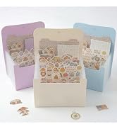 Sticker Storage Organizer with 13 Expandable Pockets, Multi-Layer Desktop Sticker Binder for Scra...