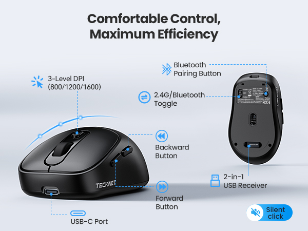 6 buttons mouse