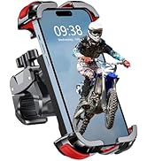Zewdov Motorcycle Phone Mount, Upgrade Bike Phone Mount [1s Lock][Secure Protection], 360° Rotata...