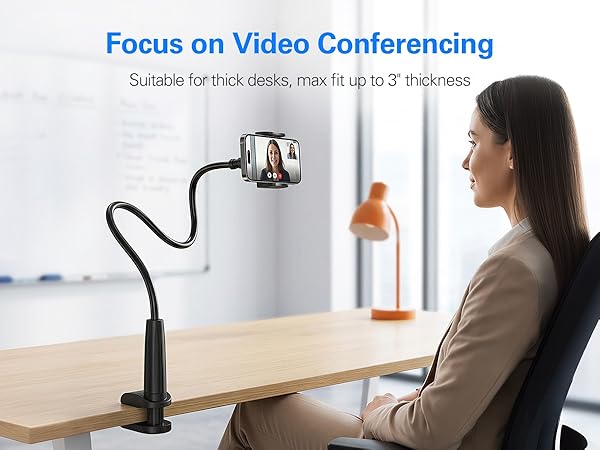 gooseneck phone holder