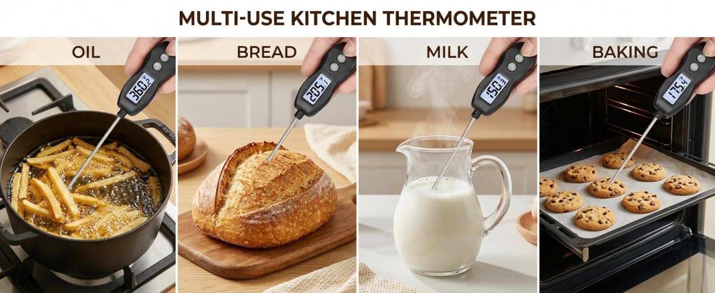 digital meat thermometer instant read