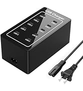 USB C Charger, 50W USB Charging Station for Multiple Devices, 10-Ports Power Hub Strip Smart Plug...