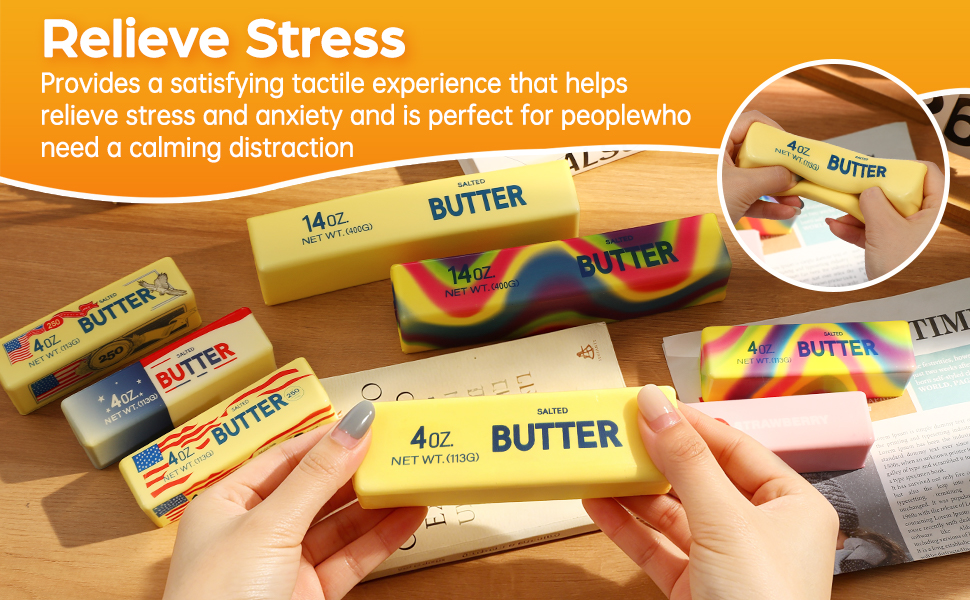 butter stick squishy,slow rising butter squishy,squeeze butter squishy