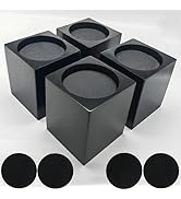 ECOGREDA Wood Bed Furniture Risers 4 Inch Heavy Duty Risers, Supports up to 6,000 Lbs, for Sofa C...