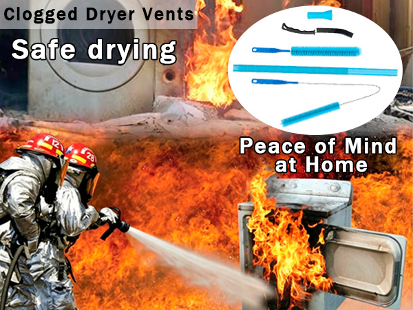 Dryer Vent Cleaner Kit - Compatible Universal Vacuum Attachment Hose with Most Vacuum Cleaner