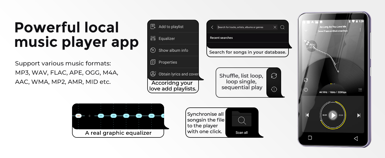 mp4 player with bluetooth