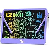 Hockvill LCD Writing Tablet for Kids 12 Inch, Kids Learning Toys Drawing Pad for Girls Boys, Unic...