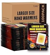 Hand Warmers Disposable - Up to 20 Hours of Heat - Super Long Lasting Air Activated Warmers, All ...
