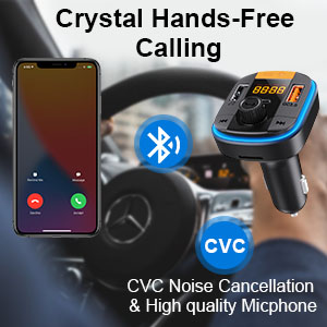  Bluetooth car adapter FM transmitter