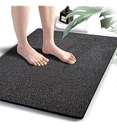Shower Mats Non Slip Without Suction Cups, 23.6×34.6 Inch, Bath Mat for Textured Tub Surface, Loo...