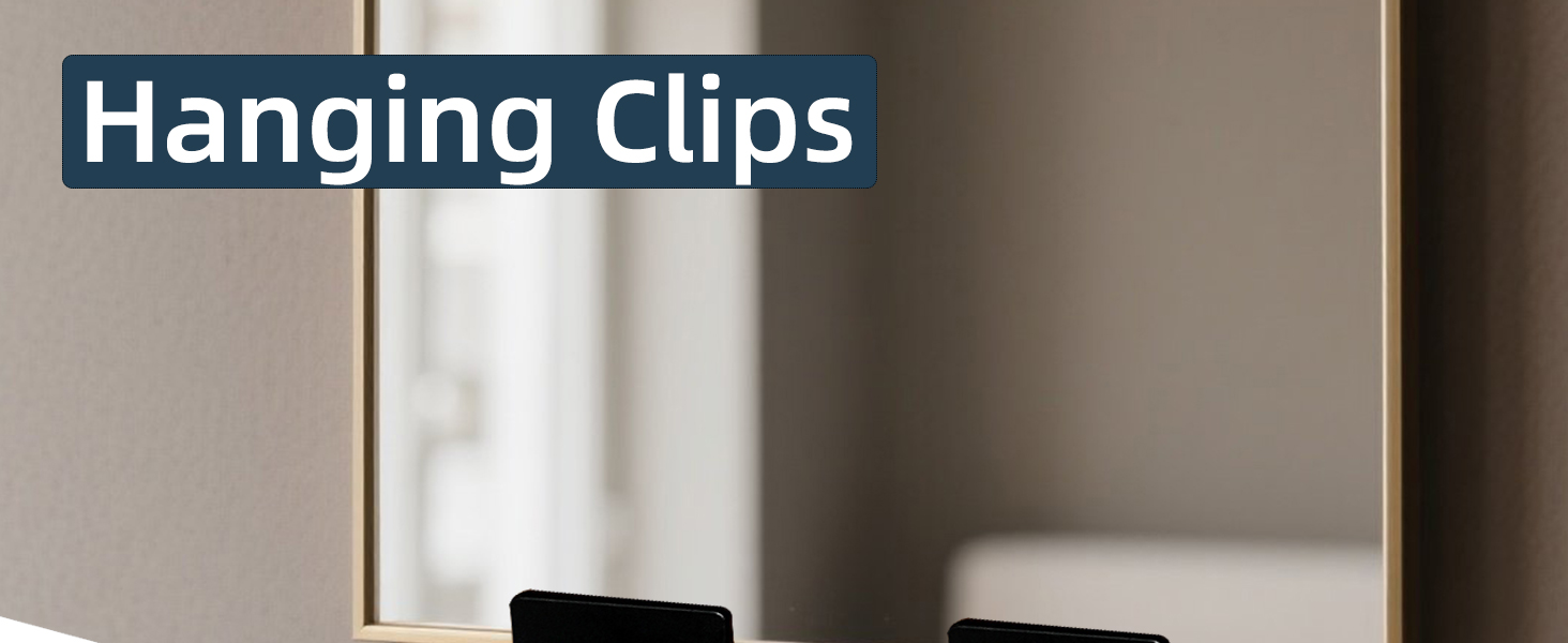Mirror Clips for Wall Mounting