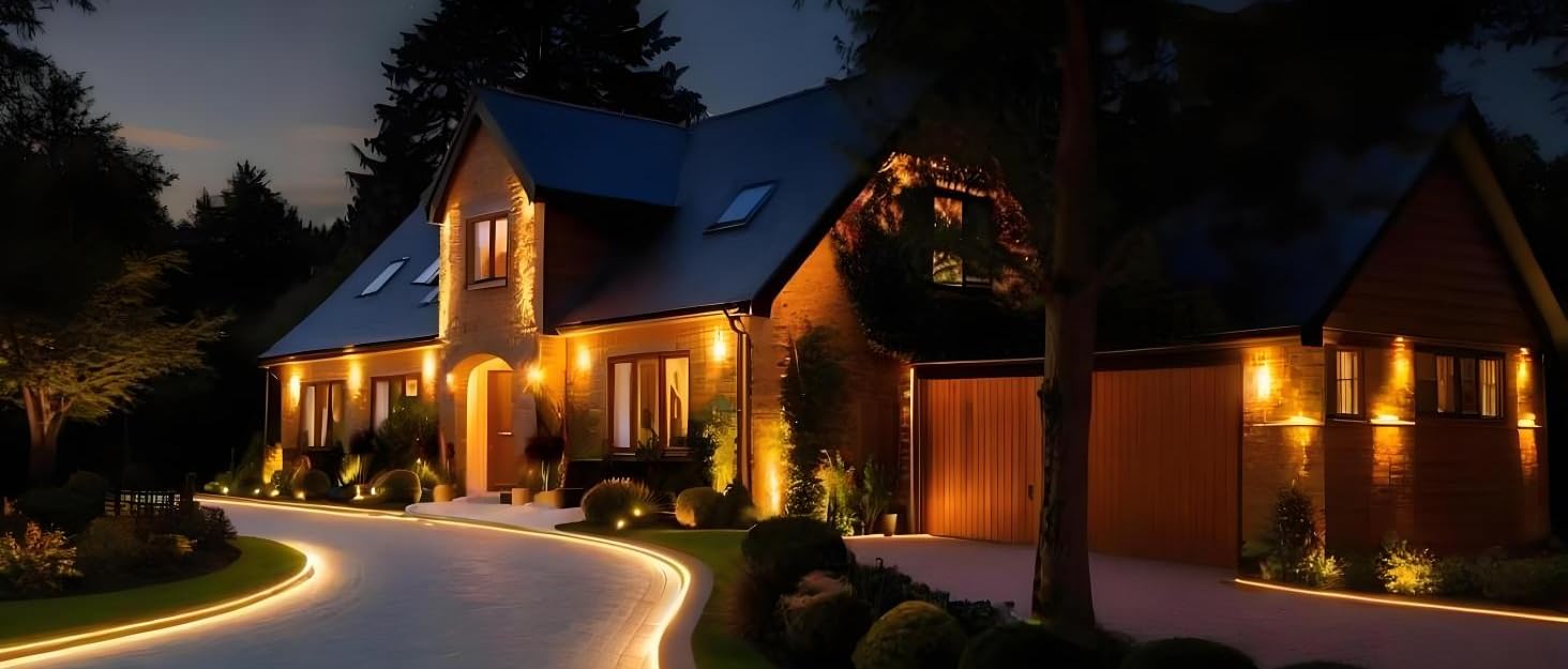 solar led strip lights outdoor