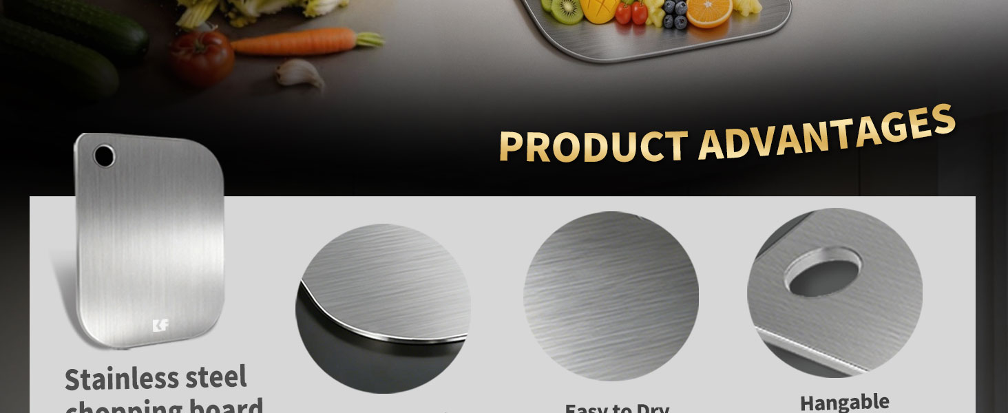Stainless Steel Cutting Boards Kitchen