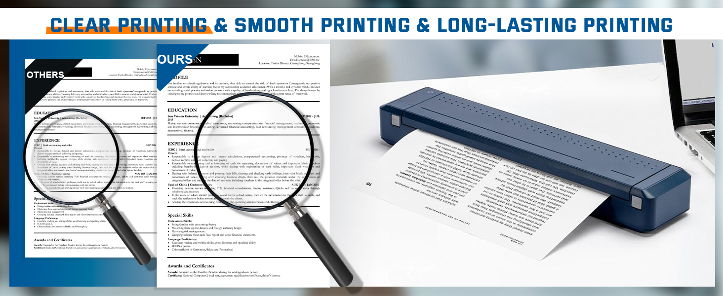 Thermal Printer Paper 8.5&amp;#39;&amp;#39;x11&amp;#39;&amp;#39; US Letter Size, 4 Rolls BPA free Quick-Dry Thermal Printer Pape