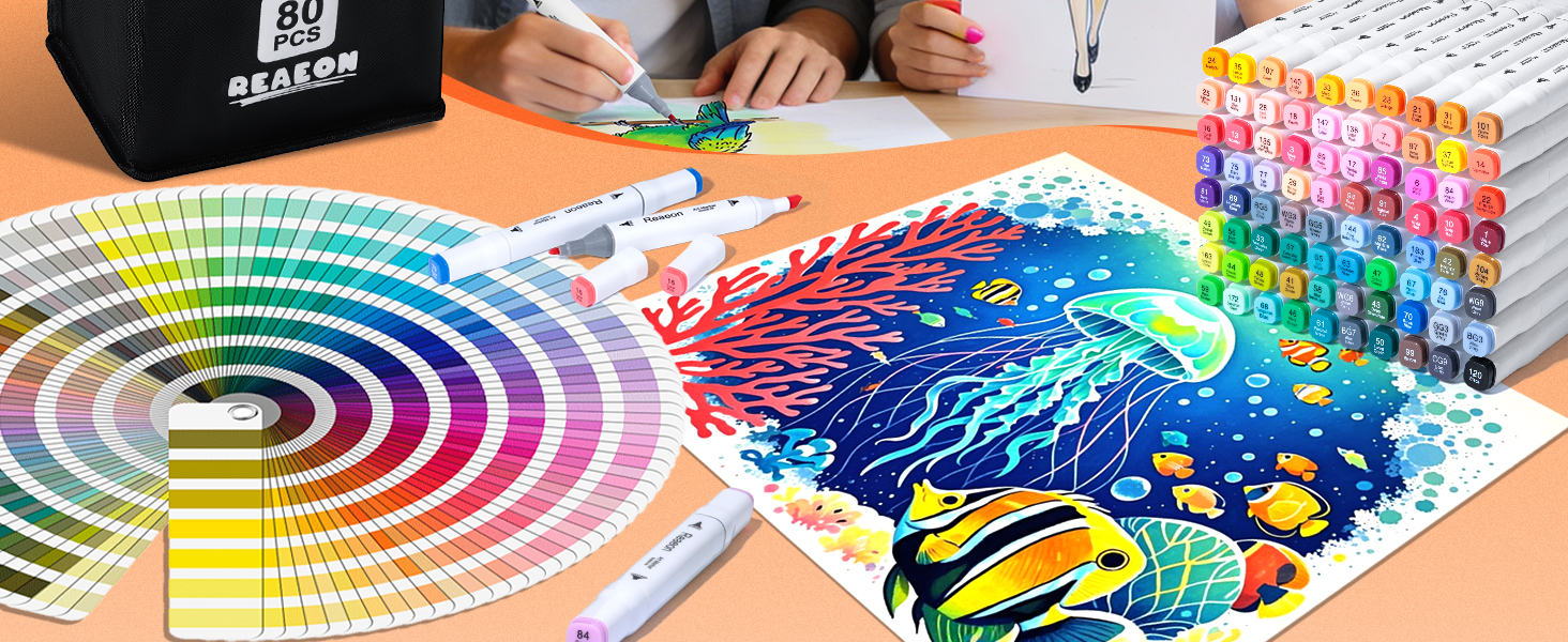 coloring markers