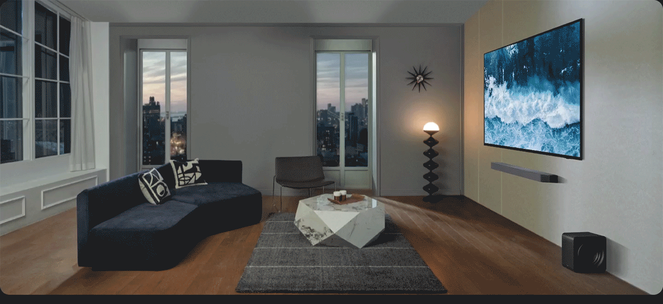 Samsung HW-Q800F Q-Series Dolby Atmos Soundbar with Subwoofer