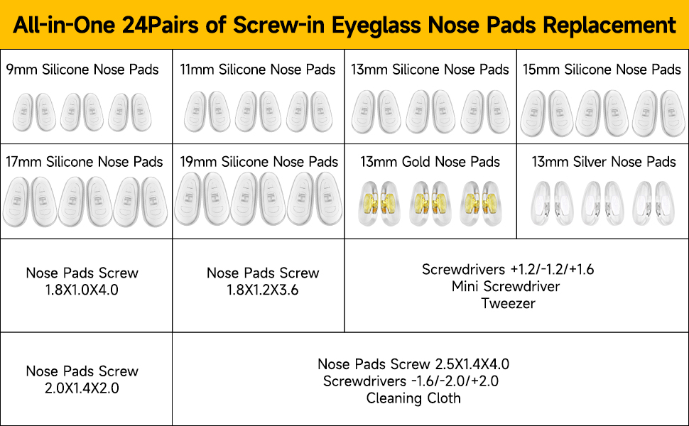 Eye glass repairing kit