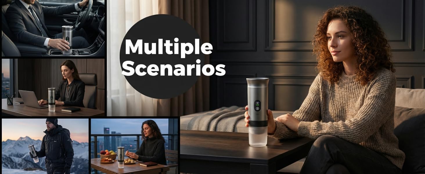 car coffee maker;battery operated coffee maker;battery powered coffee maker;coffee maker portable