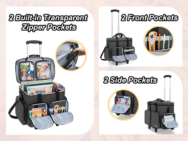 rolling craft bag