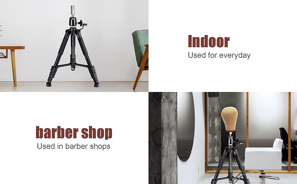 wig stand tripod