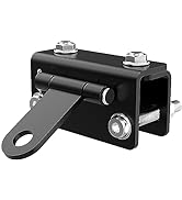 Universal Snowmobile Bumper Hitch, Adjustable Heavy Duty Steel Snowmobile Sled Trailer Tow Hitchi...