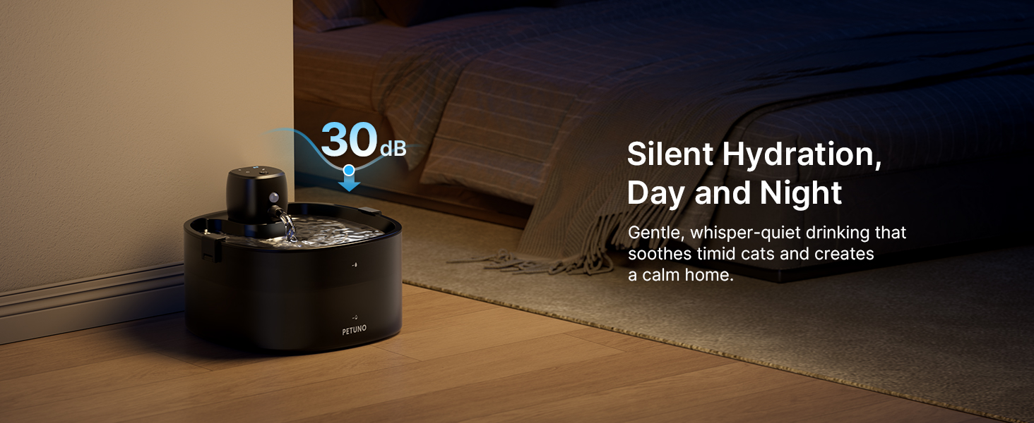 rechargeable cat water fountain