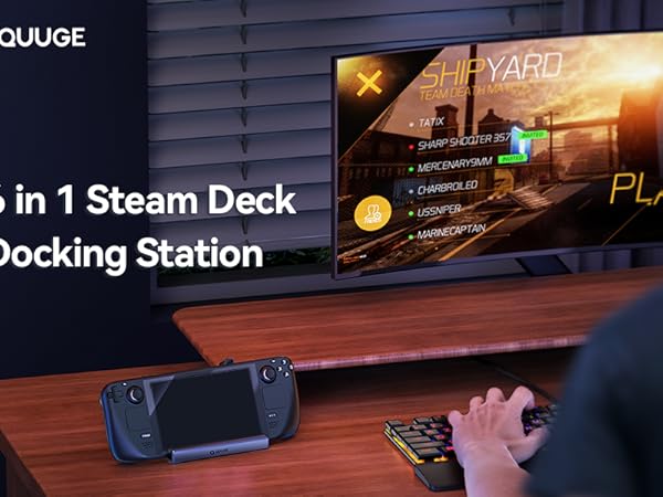 Steam deck dock station