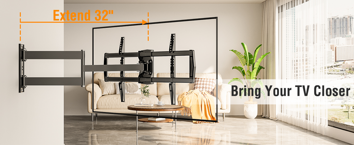 long arm tv mount