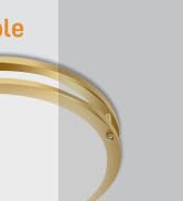 hykolity 10 inch Flush Mount LED Ceiling Light Fixture, 17W 1100lm, 2700K/3000K/3500K/4000K/5000K...