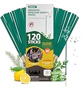Mosquito Repellent Outdoor 120 Pcs Natural Citronella Oil Mosquito Incense Sticks Organic Mosquit...