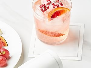 Cream Cotton Cocktail Napkin
