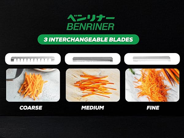 Benriner Mandoline Super Slicer, with 4 Japanese Stainless Steel Blades