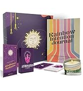 Purple Canyon Meditation Starter Kit | Self-Reflection Kit Includes Manifestation Journal, Affirm...