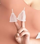 Cora Menstrual Period Cup | Comfortable, Easy to Use | Soft, Medical Grade Silicone | Flexible Fi...