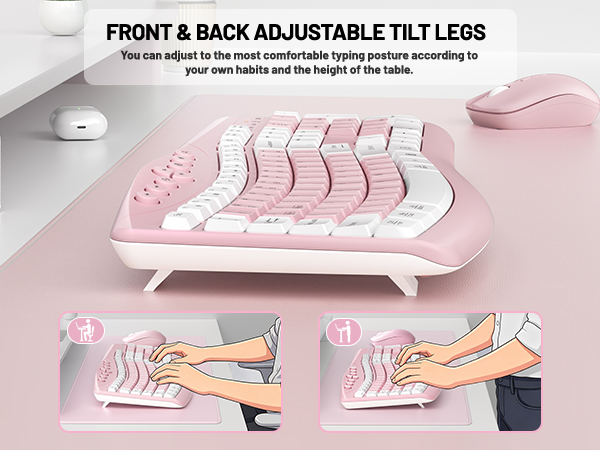 ergonomic keyboard and mouse 3