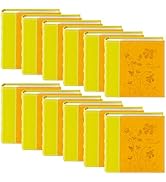 Golden State Art,Photo Album with Memo Writing Space hold 200 4x6 Horizontal Pictures,Leather Vin...