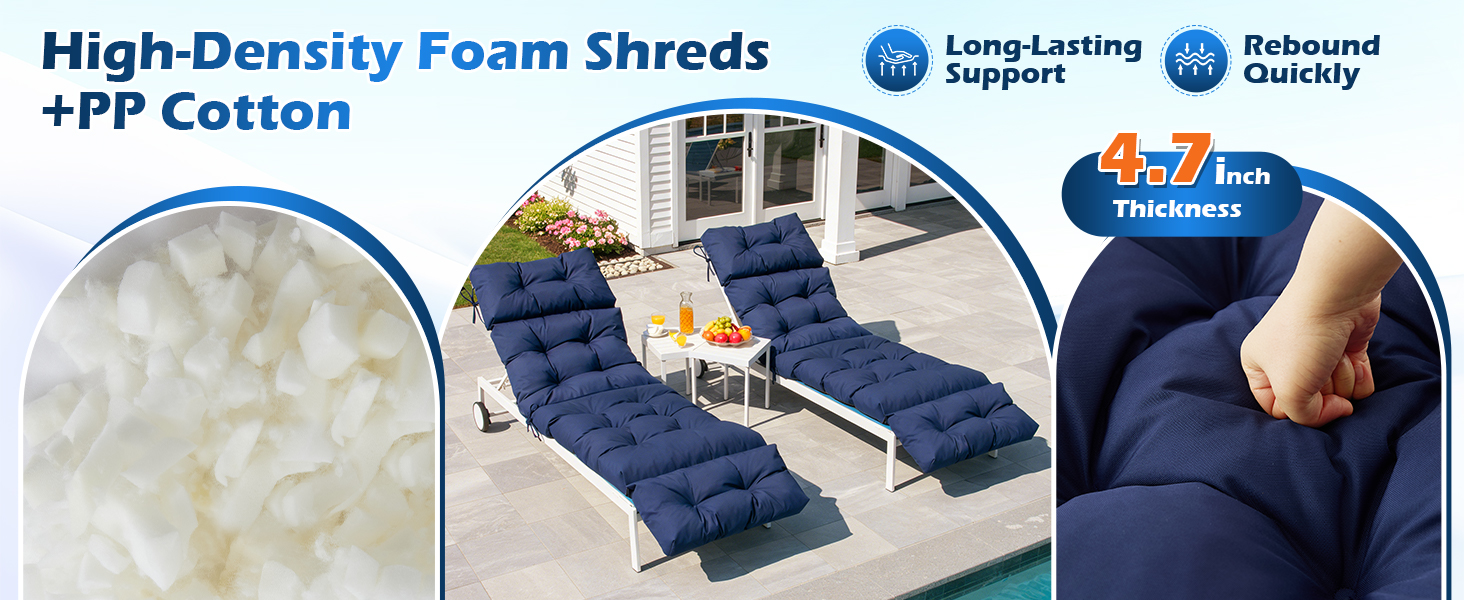 lounge chair cushions