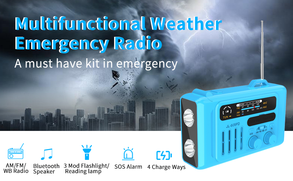 weather radio,hand crank radio,emergency radio