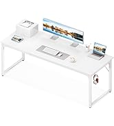 Coleshome 71 Inch Computer Desk, Modern Simple Style Desk for Home Office, Study Student Writing ...