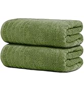 Tens Towels Pack of 2 Extra Large Bath Sheets 35 x 70 Inches, 100% Cotton, Larger &amp; Lighter Weigh...