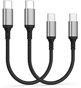 Adiceve Short USB C to USB C Cable 6 inch, 2 Pack Braided USBC to USBC Cable Fast Charging, Type ...